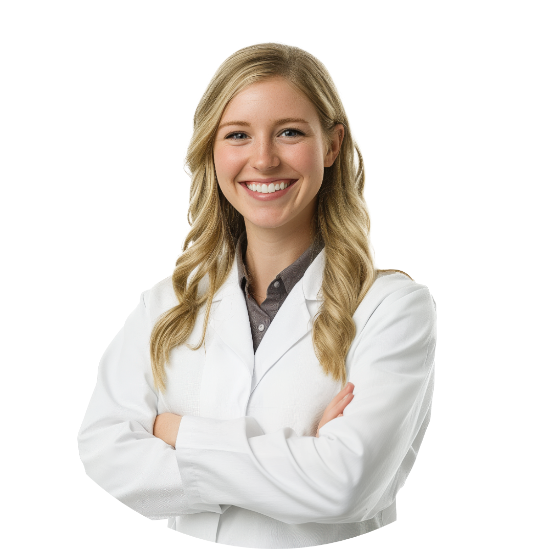 Profesional de la salud sonriendo